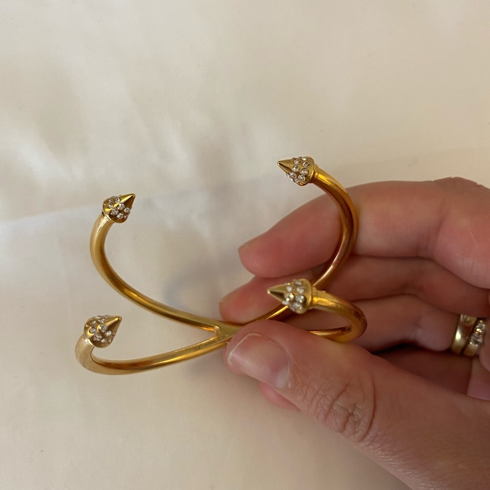 VITA FEDE BRACELET - gold with crystals